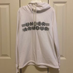 Under armor white sweatshirt